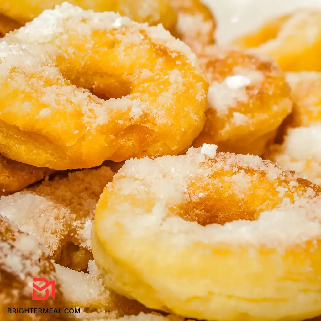Freshly baked bite-sized treats with icing